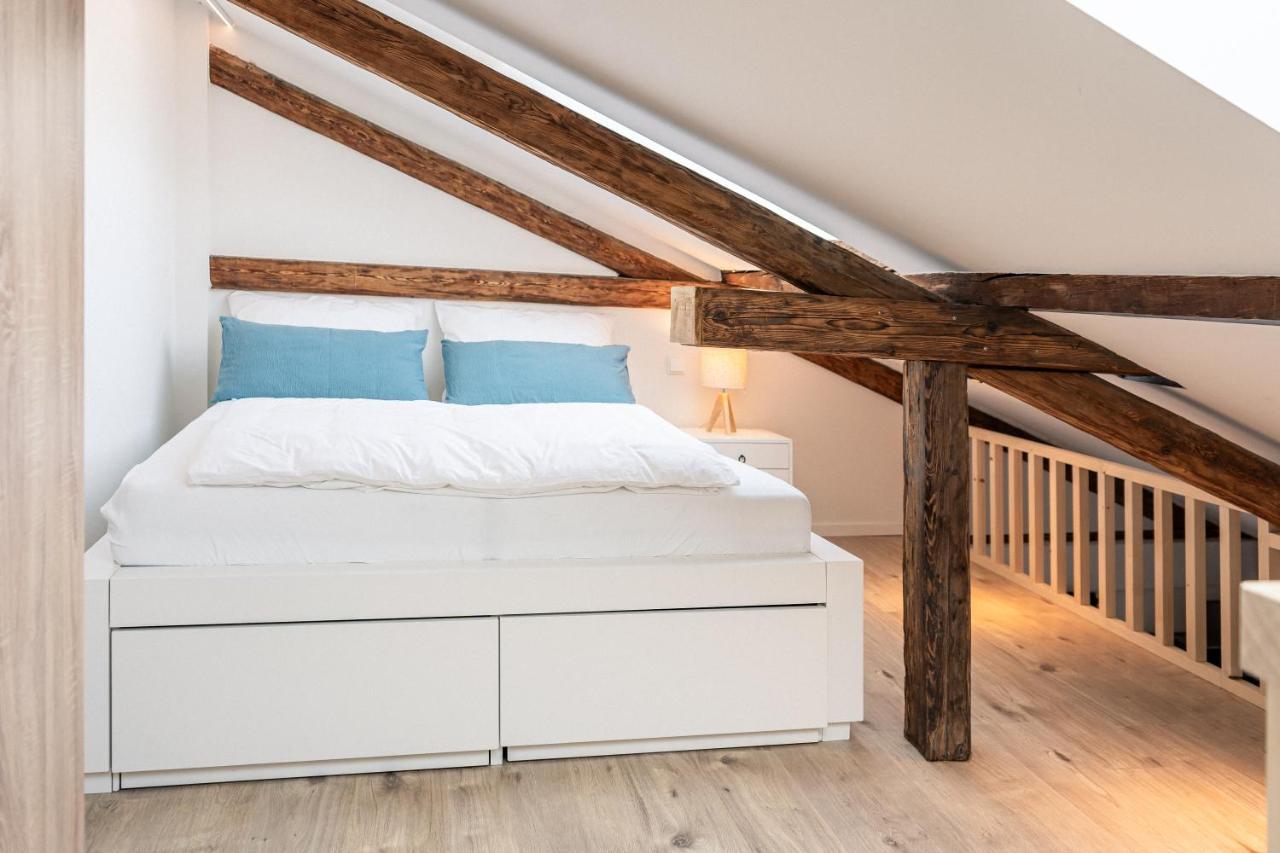 Crest - Riverside Lofts Mit Parken I Balkon I Kueche I Regendusche Passau Bagian luar foto